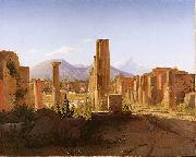 Christen Kobke The Forum, Pompeii, with Vesuvius in the Distance china oil painting artist